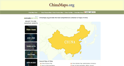Desktop Screenshot of chinamaps.org
